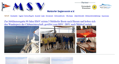 Desktop Screenshot of msv-meldorf.de