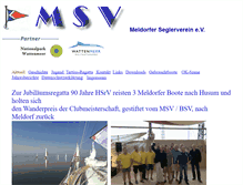 Tablet Screenshot of msv-meldorf.de